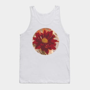 Illustrated flower painting Tank Top